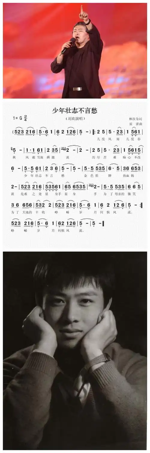 电视剧《便衣警察》主题曲《少年壮志不言愁》(简谱)