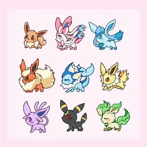 游戏悬赏令##宝可梦#各式各样的伊布,哪个是你的最爱?