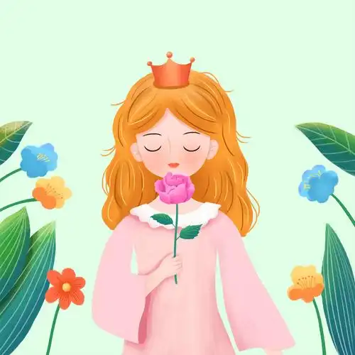 38节闻花的女孩|插画|创作习作|微歌清韵 - 原创作品 - 站酷 (zcool)