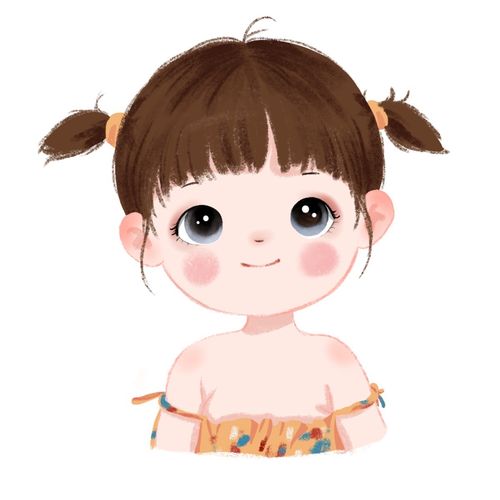 q版手绘头像儿童宝宝头像手绘定制婴儿漫画情侣头像设计宝宝画像