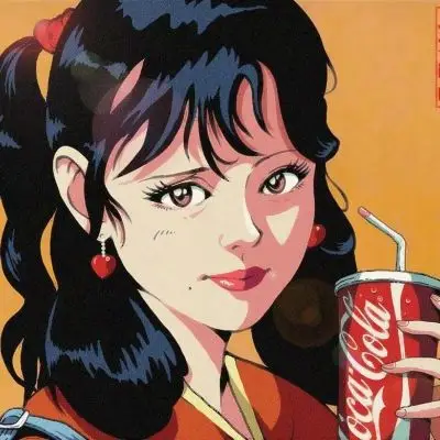 高清成熟的复古风漫画女生头像图片,动漫头像图片