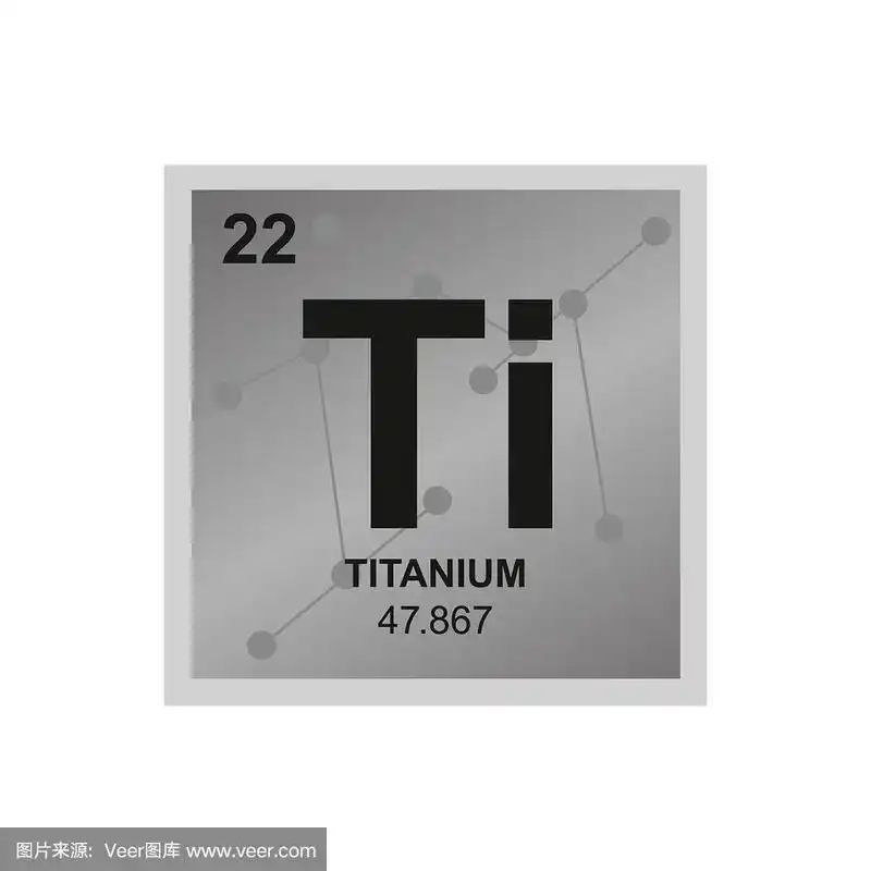 背景上连接分子的钛矢量符号