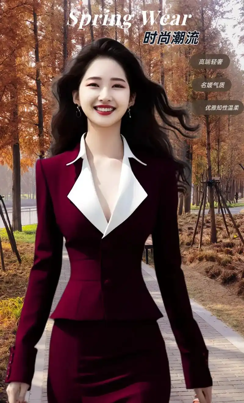 我的新款春秋气质套装简直太美了!高贵,高级感,小香风,通勤必 - 抖音