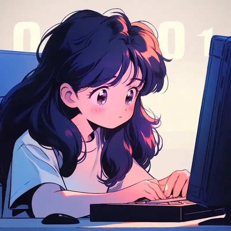 旧漫头像-打工少女.你努力工作的样子真的很棒#动漫女头 #旧 - 抖音