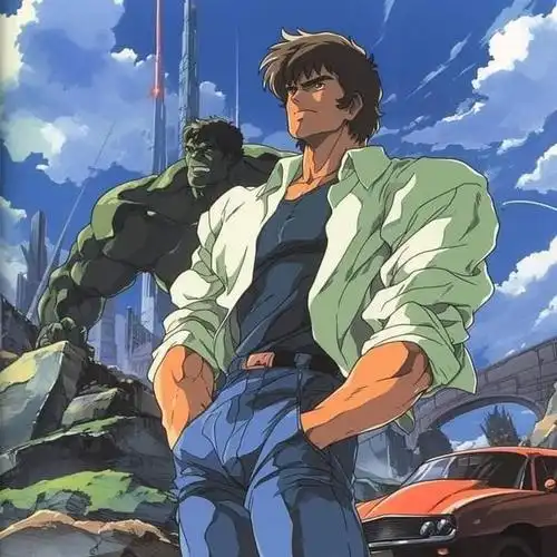 ai生成:假如《复仇者联盟》是80年代的动漫