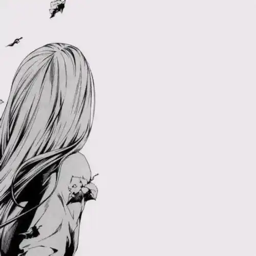 黑白插画动漫图片大全图片女生头像女生_头像图片_扣扣乐园