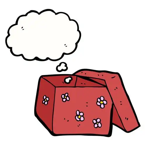 空框,向量,在白色背景上的卡通空盒子