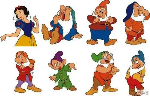 七个小矮人简笔画七个小矮人一步一步画卡通简笔画简笔画大全七个小