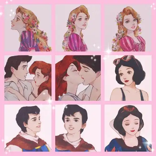 迪士尼公主头像来啦