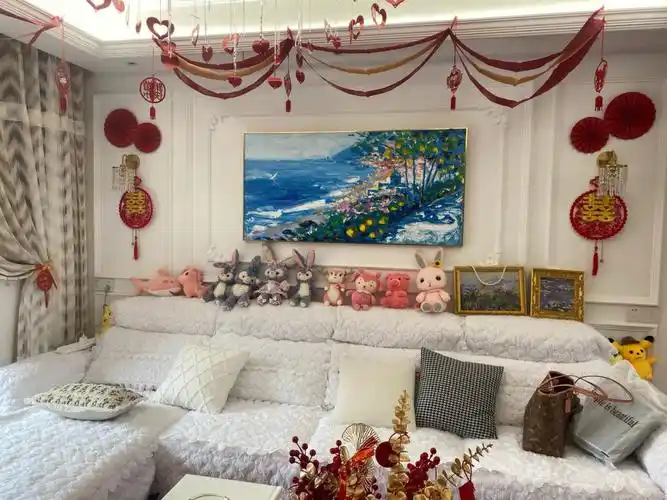 婚礼客厅简洁布置