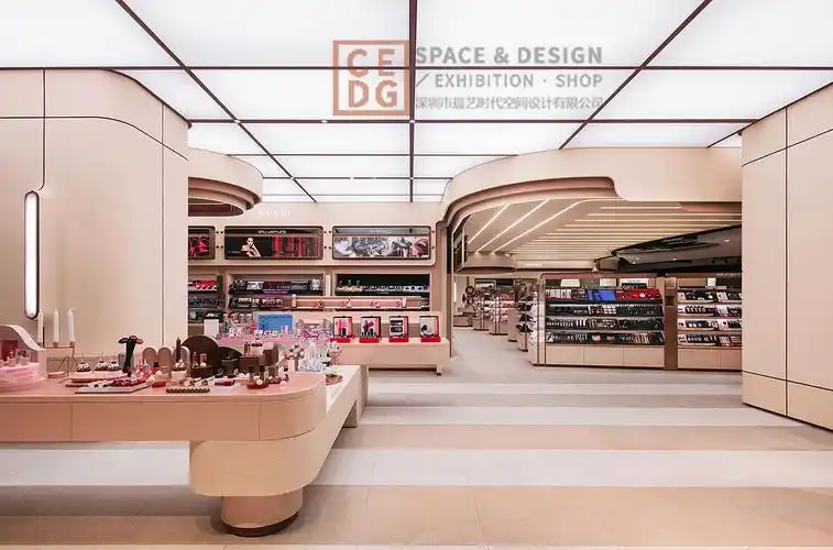 高端化妆品集合店铺设计|空间|商业空间设计|深圳市晨艺时代 - 原创