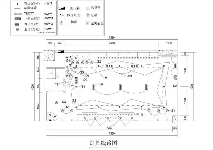 小商铺服装专卖店设计施工图-商业空间装修-筑龙室内设计论坛