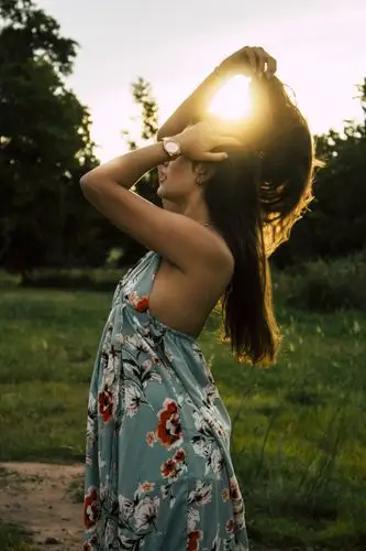 人, 侧面图, 女人