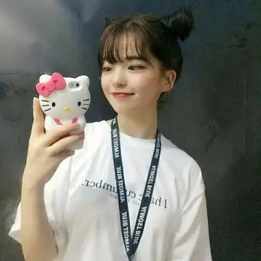 女生丸子头系列可爱头像