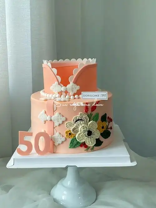 50岁女神妈妈生日蛋糕