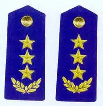 p>空军上将为空军正大军区职军官的主要军衔,也是我军现行军衔制中