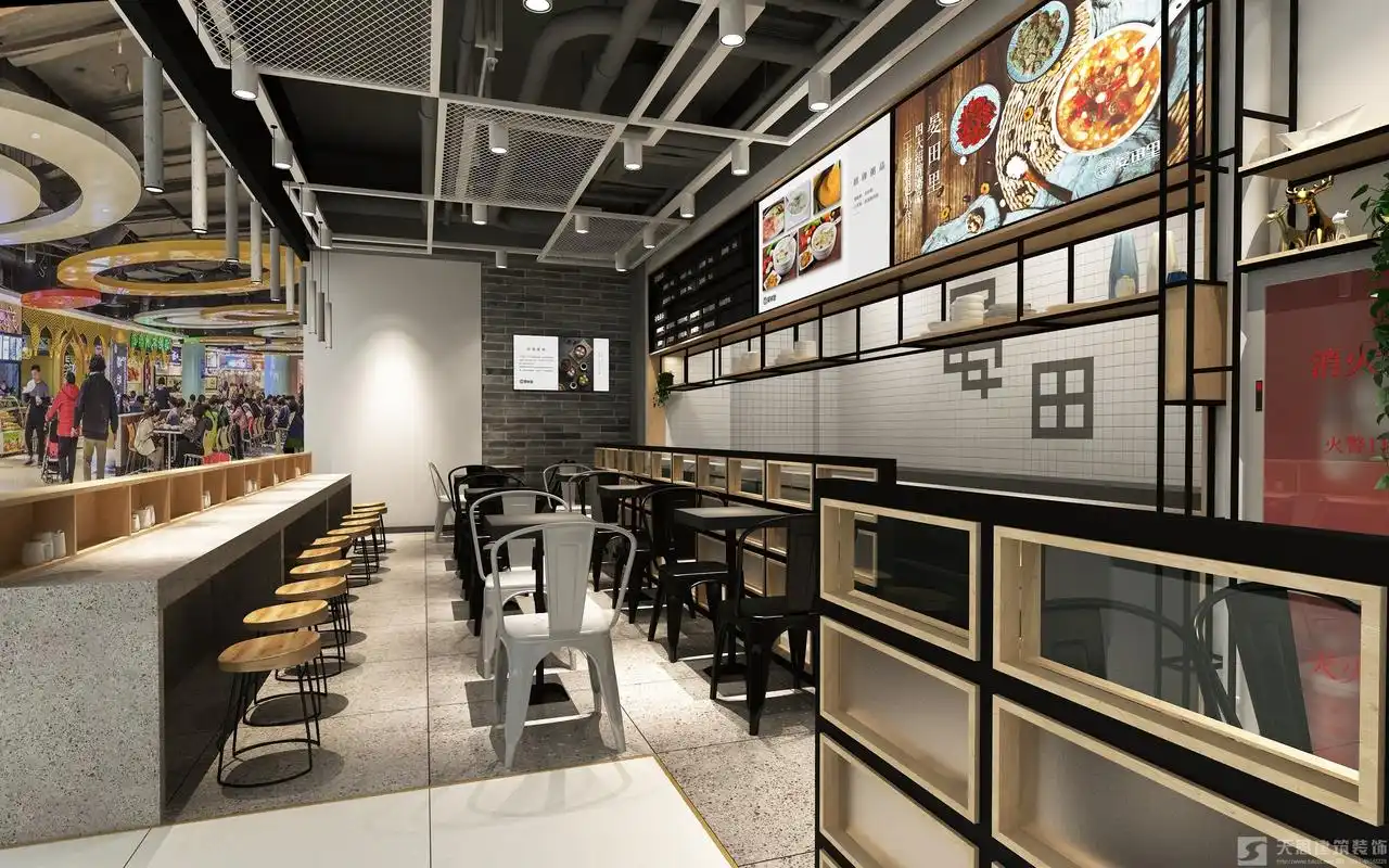 合肥晏田里特色小吃店设计方案效果
