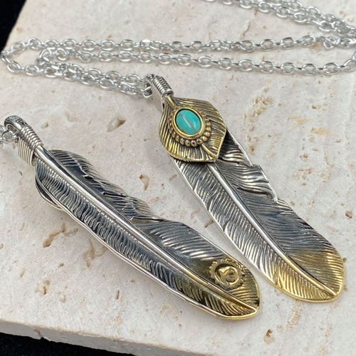 高 桥吾郎项链羽毛项链高桥吾郎