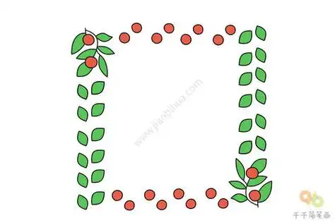 好看边框简笔画可爱好看边框简笔画可爱简单漂亮卡通