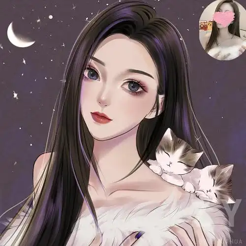 头像手绘定制真人照片动漫卡通设计制作情侣漫画人物手机防尘塞