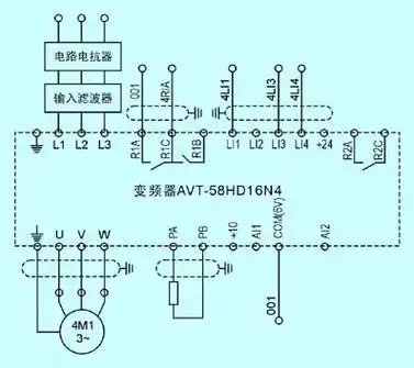 轨道平车的控制原理图