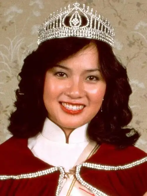 1982年香港小姐冠军梁韵蕊.