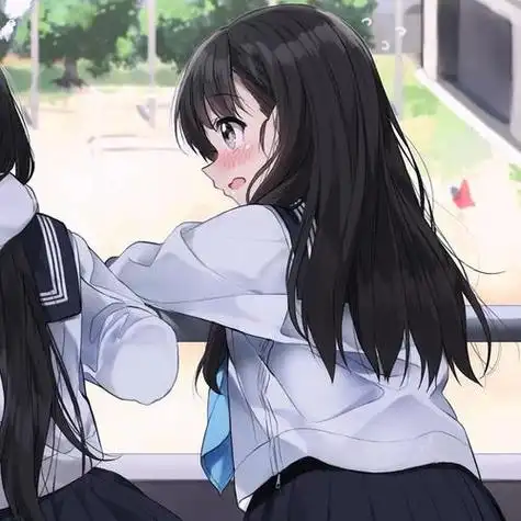 动漫女头闺蜜头像可爱