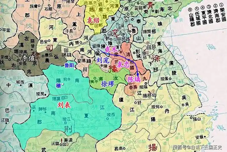 刘表夺走南阳时,在豫州各郡国,影响力的丧失局面_孙坚_颍川郡_三国志