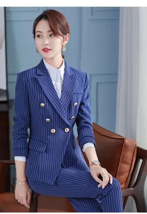 女韩版时尚秋冬新款商务正装修身职业装-知韵-时尚女装72037-yls#138