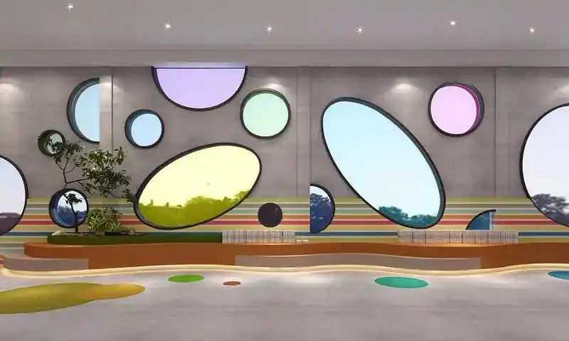 儿童空间设计儿童美术培训中心设计独特的视觉空间万维设计