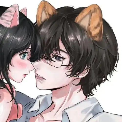 全网最火情侣头像一男一女「占有欲很强的情侣头像」