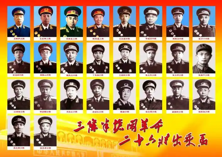 中国少将(中国少将军衔名单)