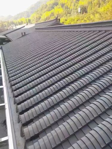 小青瓦古建立瓦装饰瓦仿古建筑片瓦树脂瓦祠堂琉璃瓦