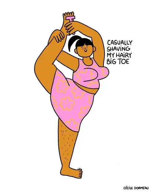 法国艺术家的大尺寸插画,每一个胖女孩都可爱爆了!