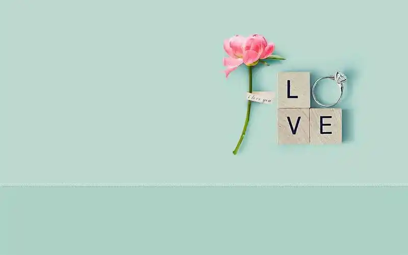 浪漫表达爱情方式爱的心形电脑壁纸