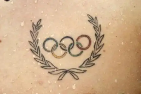 奥运五环纹身图案欣赏 用手臂来展现奥运精神