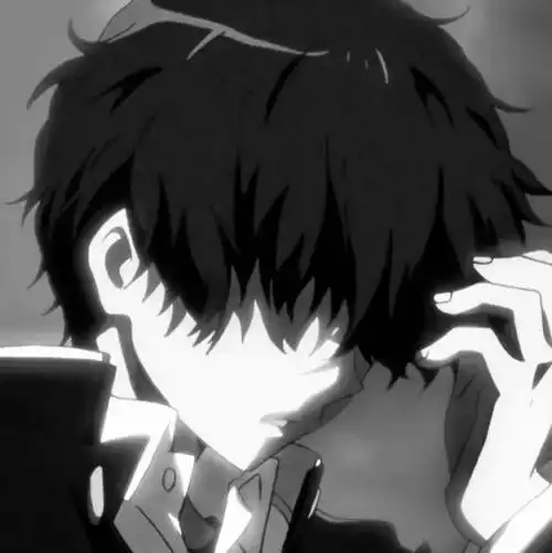 qq男头像动漫背影伤感黑白 动漫头像图片大全 -【爱个性】