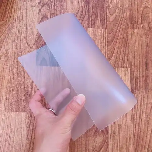 源头厂家 pvc透明片材 磨砂塑料板材半透明磨砂窗口片