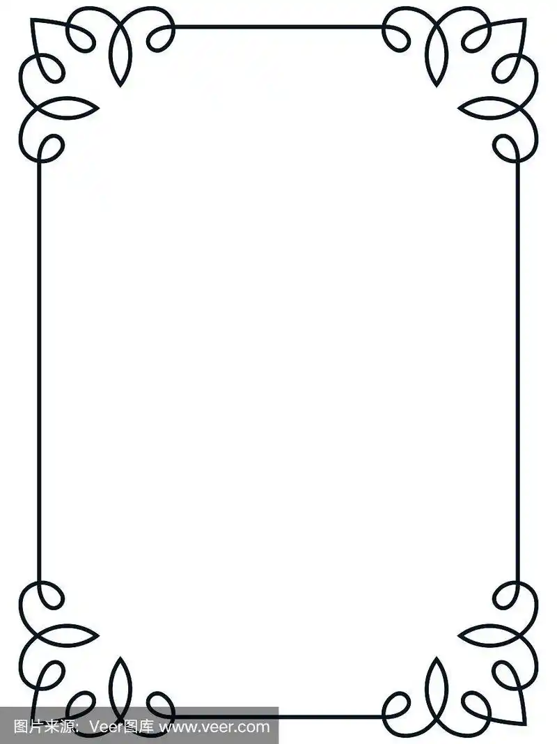 边框,简单,标签,矢量,布告