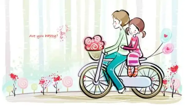 简单爱,情侣骑单车唯美图片,情侣骑自行车浪漫图片,骑单车头像,幸福