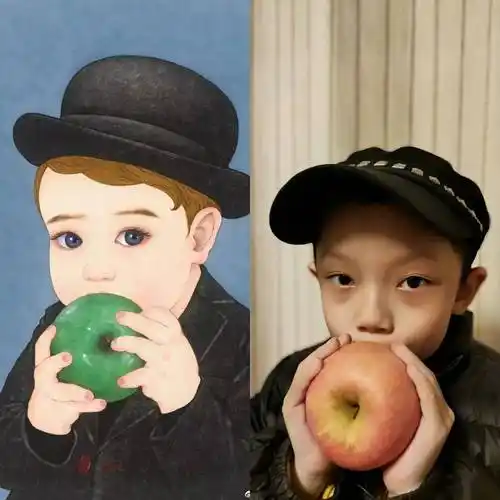 名画模仿秀创意爆棚的孩子有多厉害