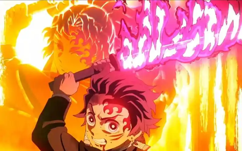 赫刀现,缘一附体,炭治郎斑纹出,百鬼灭,日之呼吸帅呆了