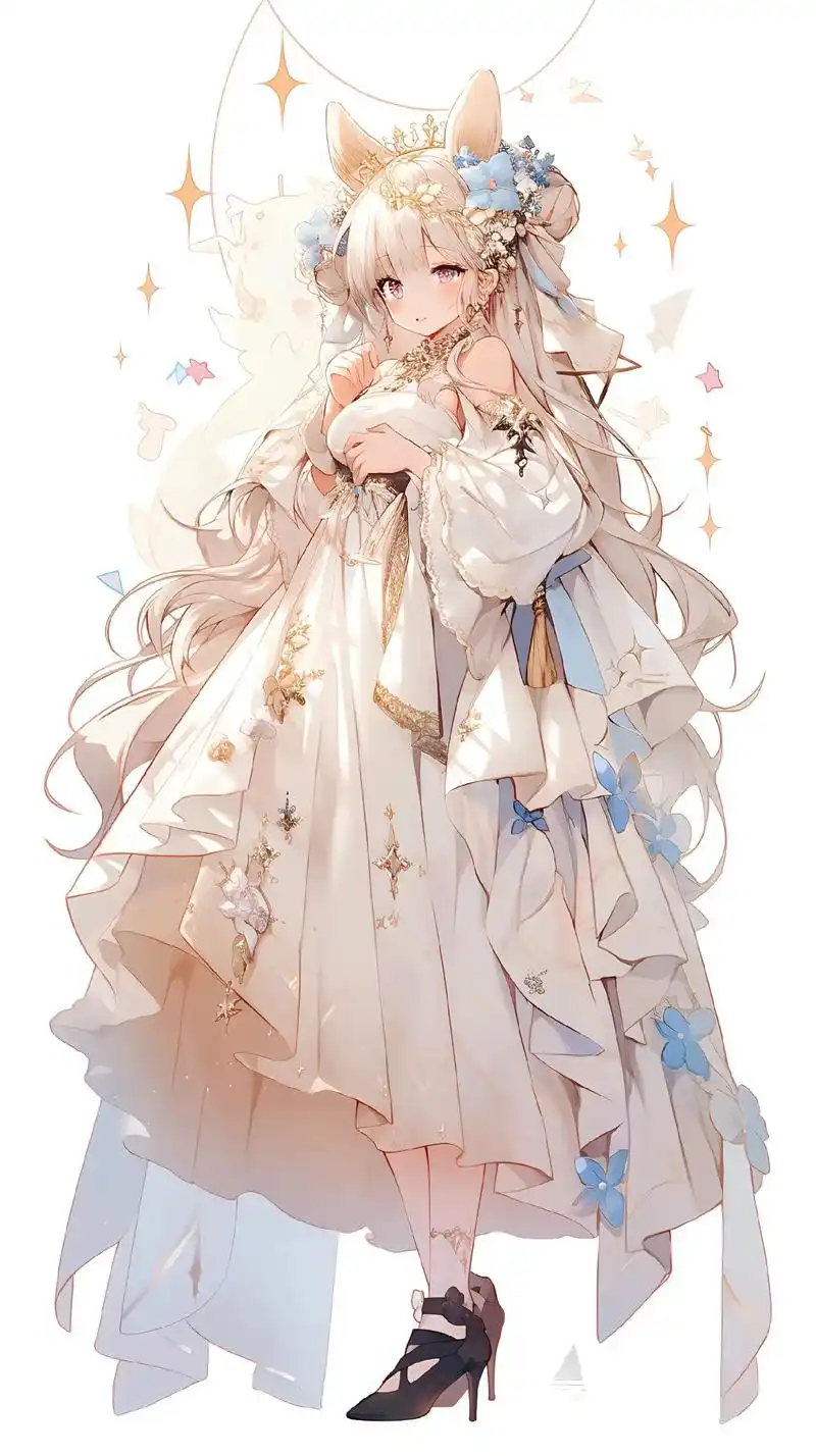 仙气飘飘 #治愈系 #手机壁纸#二次元#漫画 - 抖音