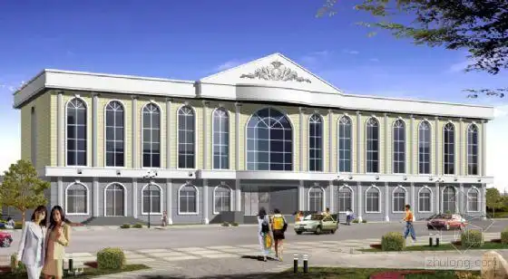 某三层宾馆建筑扩初图-宾馆酒店建筑-筑龙建筑设计论坛