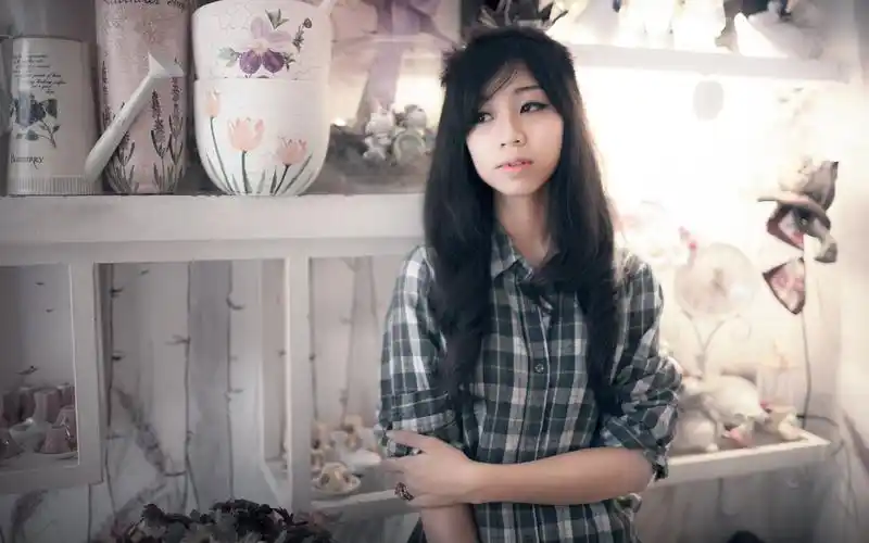 性感甜美可爱美女精选桌面壁纸