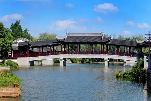 《甪直江南文化园桥梁欣赏》严焕文摄影,撰文.2019.1.23. - 美篇