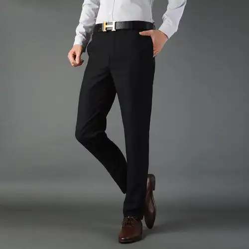 男士西裤男式商务男装免烫韩版修身休闲西裤男青年正装工装裤