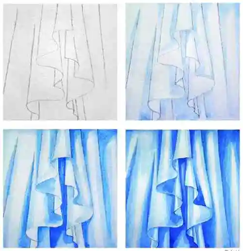 丝绸与锦缎的画法