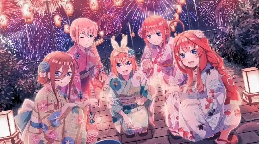 五等分的花嫁横屏壁纸五个人超清 - 抖音