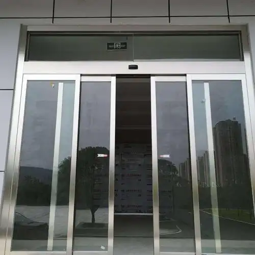 自动感应门厂家 玻璃自动感应门报价 玻璃感应电动门定做图片